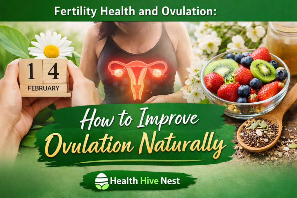 how to improve ovulation naturally - Health Hive Nest