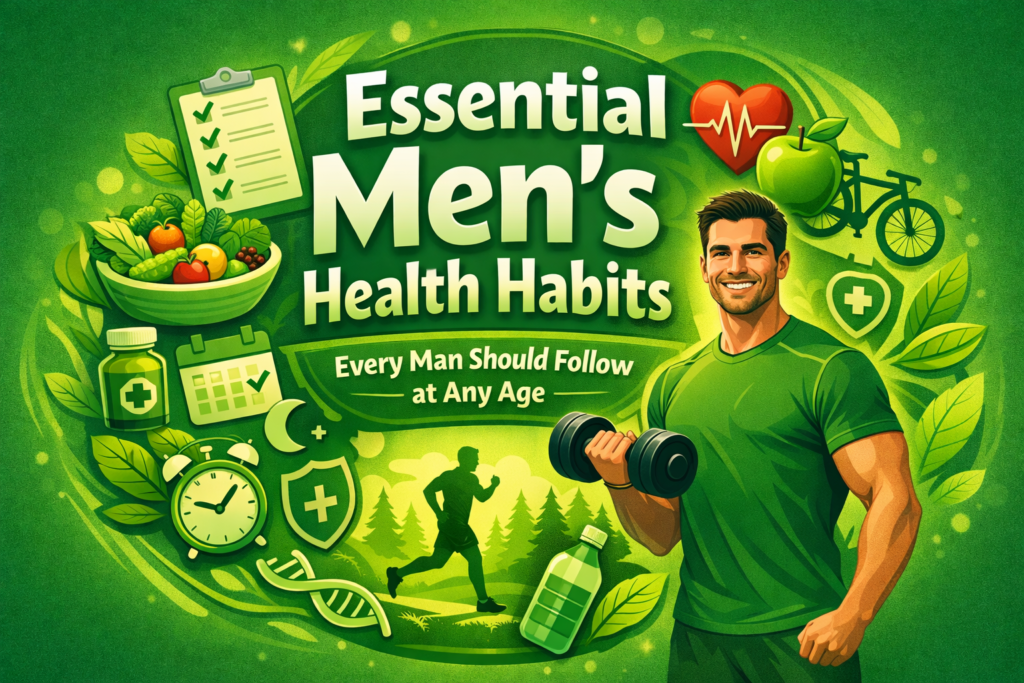 essential men’s health habits - Health Hive Nest