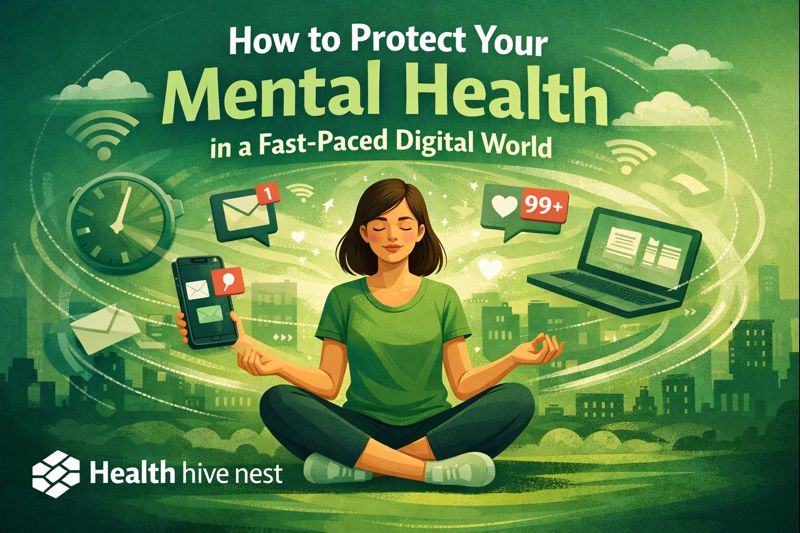 how to protect your mental health in a fast-paced digital world