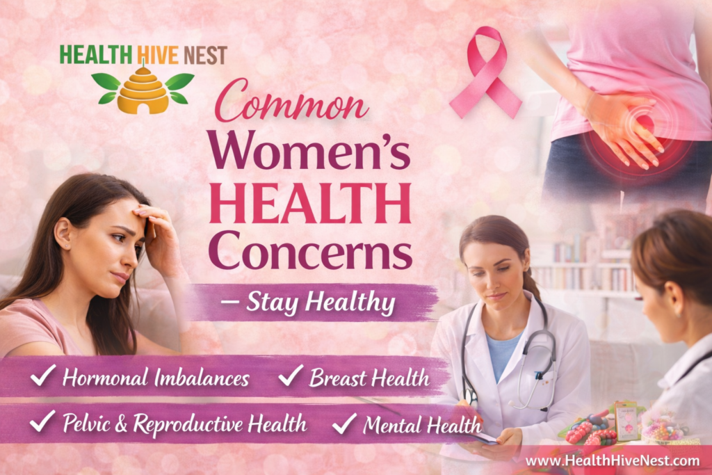 Common women health concern by Health Hive Nest