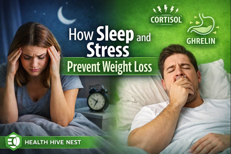 How Sleep and Stress Prevent Weight Loss