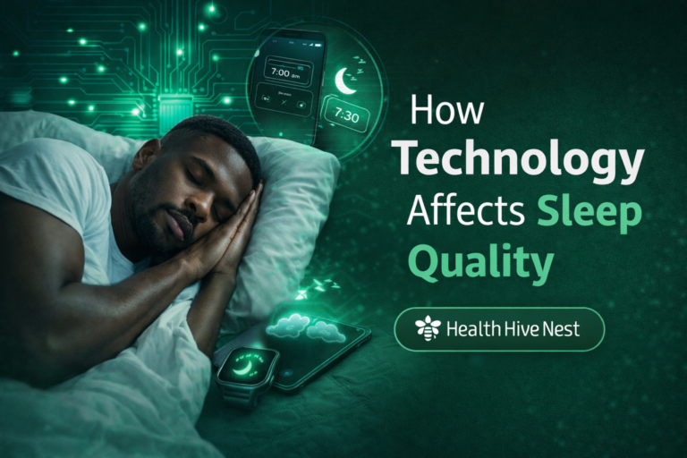How Technology Affects Sleep Quality By Health Hive Nest