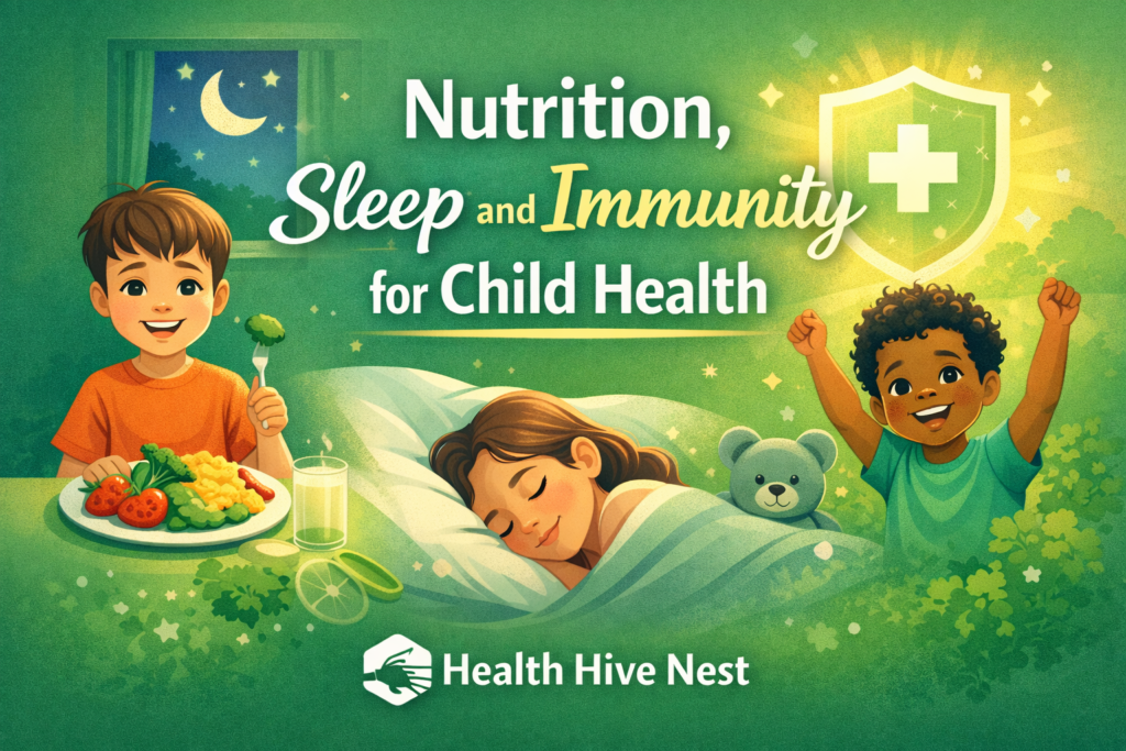 Nutrition, Sleep, and Immunity for Child Health by Health Hive Nest