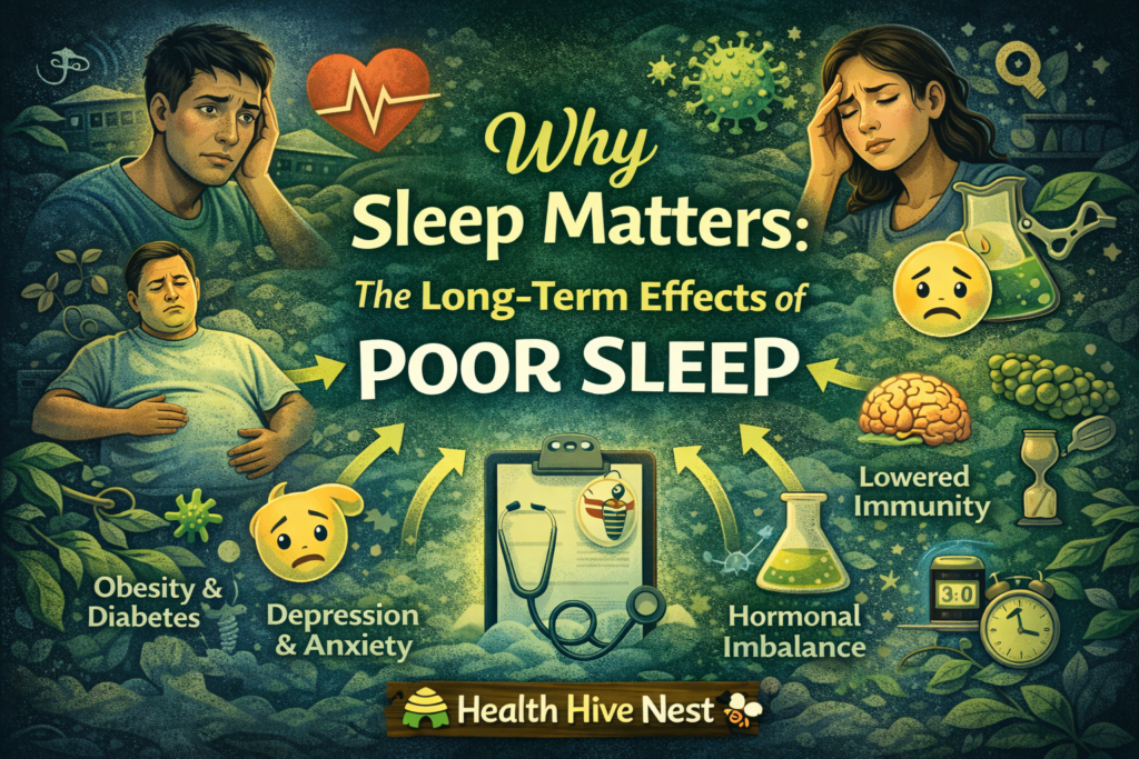 Why Sleep Matters The Long-Term Effects of Poor Sleep By Healthy Hive Nest